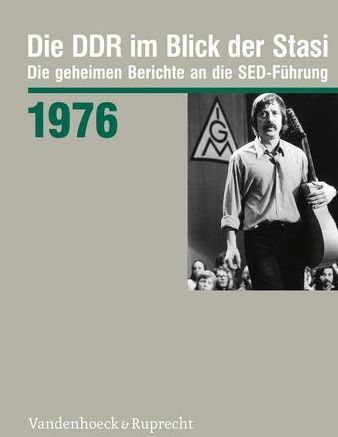 Cover des ZAIG-Bandes 1976. Neben dem Titel ist ein Bild von Wolf Biermann zu sehen.
