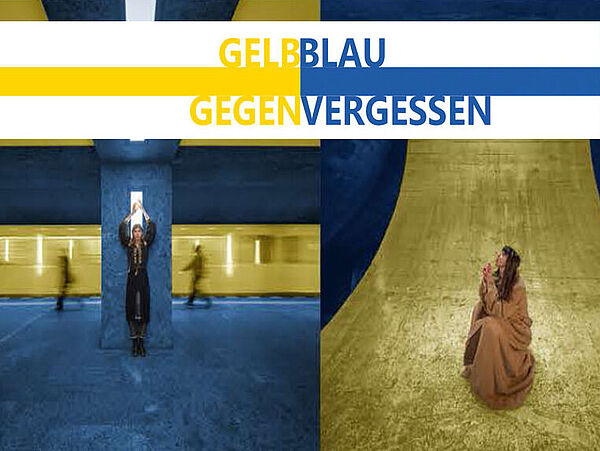Ausstellung "Gelb & Blau gegen Vergessen"