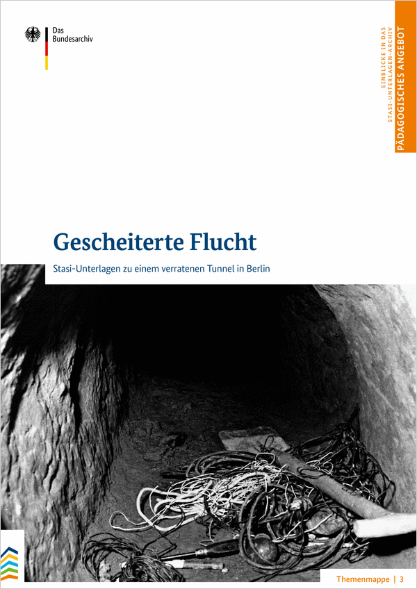 Cover der Themenmappe 3: 'Gescheiterte Flucht'