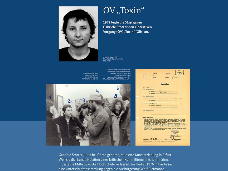 Ausstellungsmodul 10 "OV Toxin"