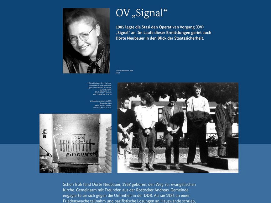 Ausstellungsmodul 12 "OV Signal"