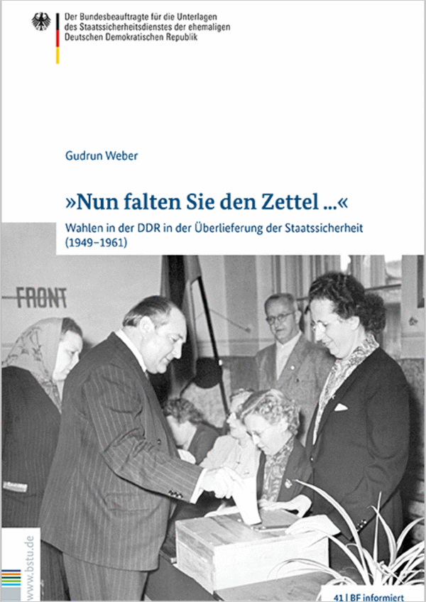 Cover der Publikation 'Nun falten Sie den Zettel'