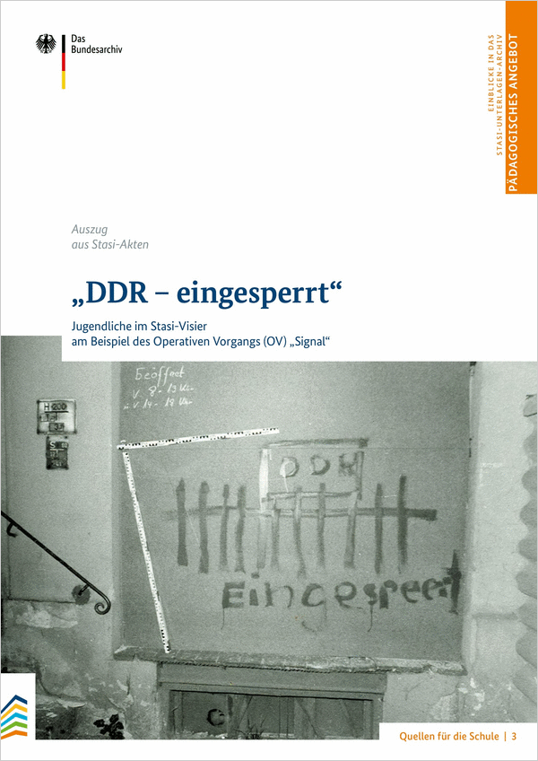 Cover der Publikation 'DDR - eingesperrt'