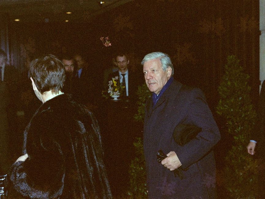 Helmut Schmidt in der Semperoper